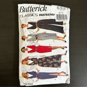 Vintage Sewing Pattern Butterick Jumper Romper One Piece Size XS,S,M 1990s 90s